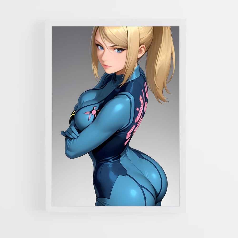 Poster Samus Énergique – affiche Metroid (vue 3)